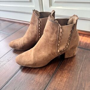 H & M Brown Suede Ankle Boots